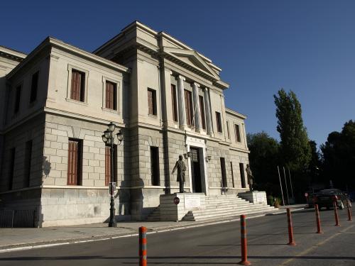 Άποψη του Δικαστικού Μεγάρου απο την Πλατεία Άρεως